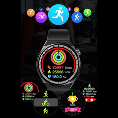Wisewear GT-8 Smart watch for Men & Women With Fitness Tracking