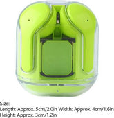 Bluetooth Headphones LED Sports Headsets with Display Bluetooth Headset (In-ear, Green)