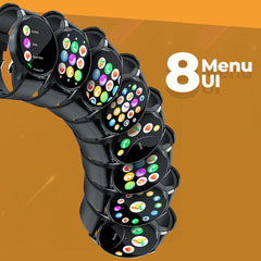 ZEBRONICS - GEMINI AMOLED SMART CALLING WATCH (ZEB FIT I7) ROUND FOR MEN AND WOMEN