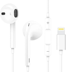 Meyaar Pro Pop-Up Window Bluetooth Connect Earphones for All IOS Device Wired Headset  (White, Pro, In the Ear)