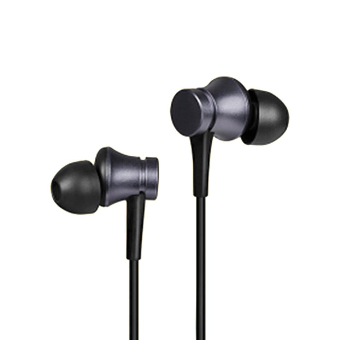 Rovski Metal Sound Chamber, Mic, and Bass Wired in-Ear Earphones in Black