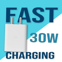 Power Adapter for Google Devices, 30W - 5A, USB-C, White