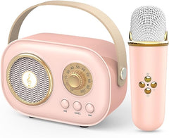 Mint green Kids Portable Bluetooth Wireless Karaoke Speaker—NEWOT