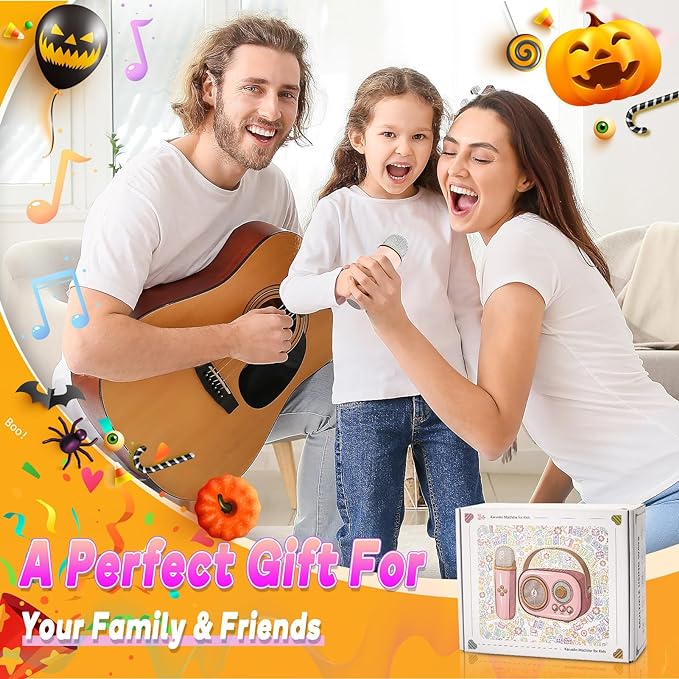 Mint green Kids Portable Bluetooth Wireless Karaoke Speaker—NEWOT