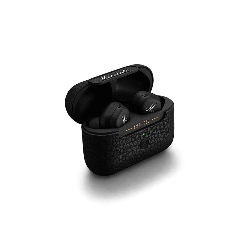 Wise Wear- In-ear headphones with true wireless noise cancellation from MarshMotif—black