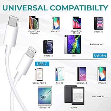 USB-C cable for iFits Type c adapters (White cable)
