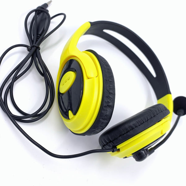 Yellow X34 Gaming Headset (3.5mm) gaming headphones