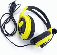 Yellow X34 Gaming Headset (3.5mm) gaming headphones