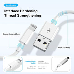 USB to Lightning Cable iPhone Sync and Charge Cable Approved by Apple
