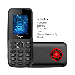itel it2163s" (black, 4.5cm, 1200mAh, Bluetooth caller, kingtalker,  115x49.5x14.2 mm