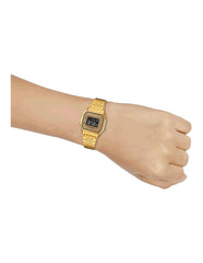 Wisewear -  digital watch with a metal strap (Gold) For Men And Women