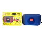 RGB lights and a Bluetooth speaker with a mobile stand IPX6 Waterproof, TWS Mode, Strong Bass, and Super BASS 5W Sound Nine hours of playtime, Support for USB, AUX, and MicroSD cards