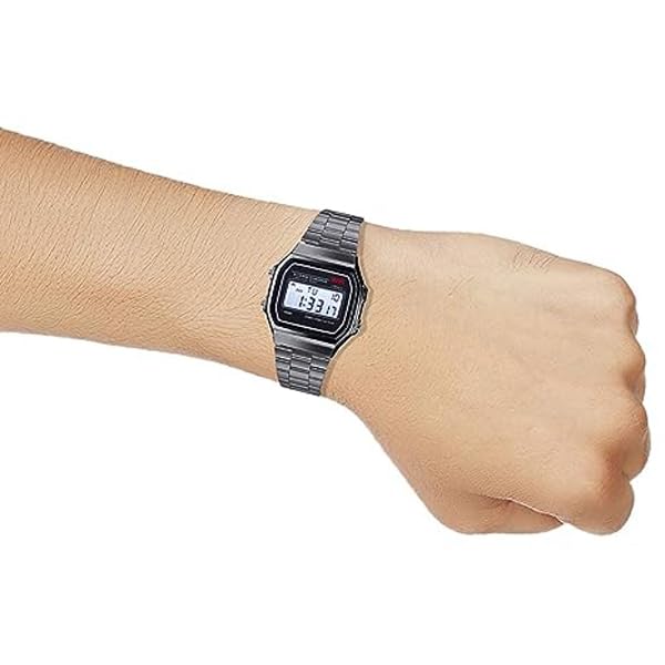 Wisewear - Sports Digital Square Dial LED Stainless Steel Watch For Men And Women
