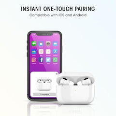 USA Quality AirBuds Pro Wireless Charging Case, Ear Tips, Charging (White)