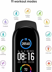 Wise wear-Calorie Burning Smart Fitness Band, VYXOO M5 (Black Strap, Free Size)