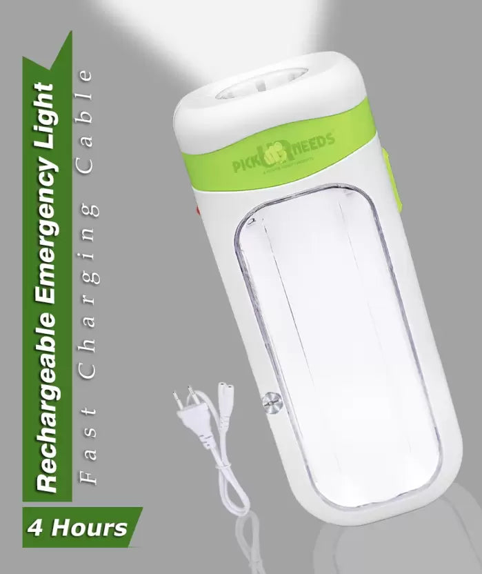Purchase this 7-cm green, rechargeable LED floor lantern lamp light torch for your home emergency.
