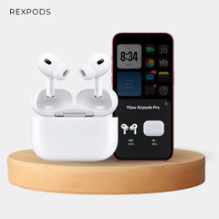 Rexpod 2nd Gen comes with a wireless charging case, an iOS and Android compatible charging cable, and active noise cancellation