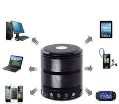 Boom: Compact Bluetooth Speaker WS 887 with FM Radio, Memory Card and USB Pen Drive Slots, and AUX Input Mode Orator