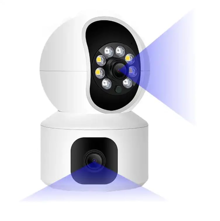 SROPX Wireless CCTV SIM Camera V380 | 360° Rotation & Night Vision Security Camera  (128 GB, 2 Channel)