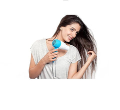 Tech novo - Hair Dryer, 1000 Watt Electric Foldable Hair Dryer with Two Speed Control for Men and Women