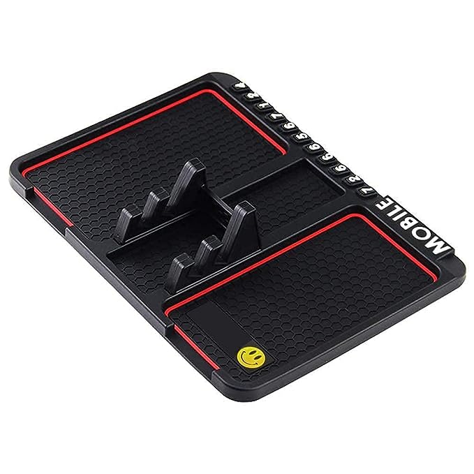 Moblia-HOJI Adhesive Mat Anti-Slip Device for Cell Phone GPS Mounting on Dashboard of Vehicle