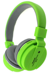 Trouble Audio - Bluetooth Headphones with Calling and Music Controls, FM and an SD Card Slot (Green)