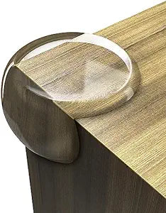 Tech novo - cushion to cover sharp furniture and table edges, Uptravi Corner Protector for Baby, Furniture Corner Guard & Edge Safety Bumpers - Clear & Transparent