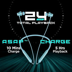 BoAt Rockerz 330ANC Bluetooth Neckband with Earphone and Microphone