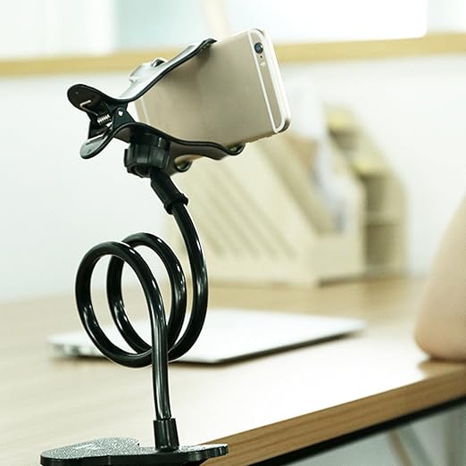 Mobliq - Flexible Car/Mobile Holder Stand for all Android Smartphones (Black)