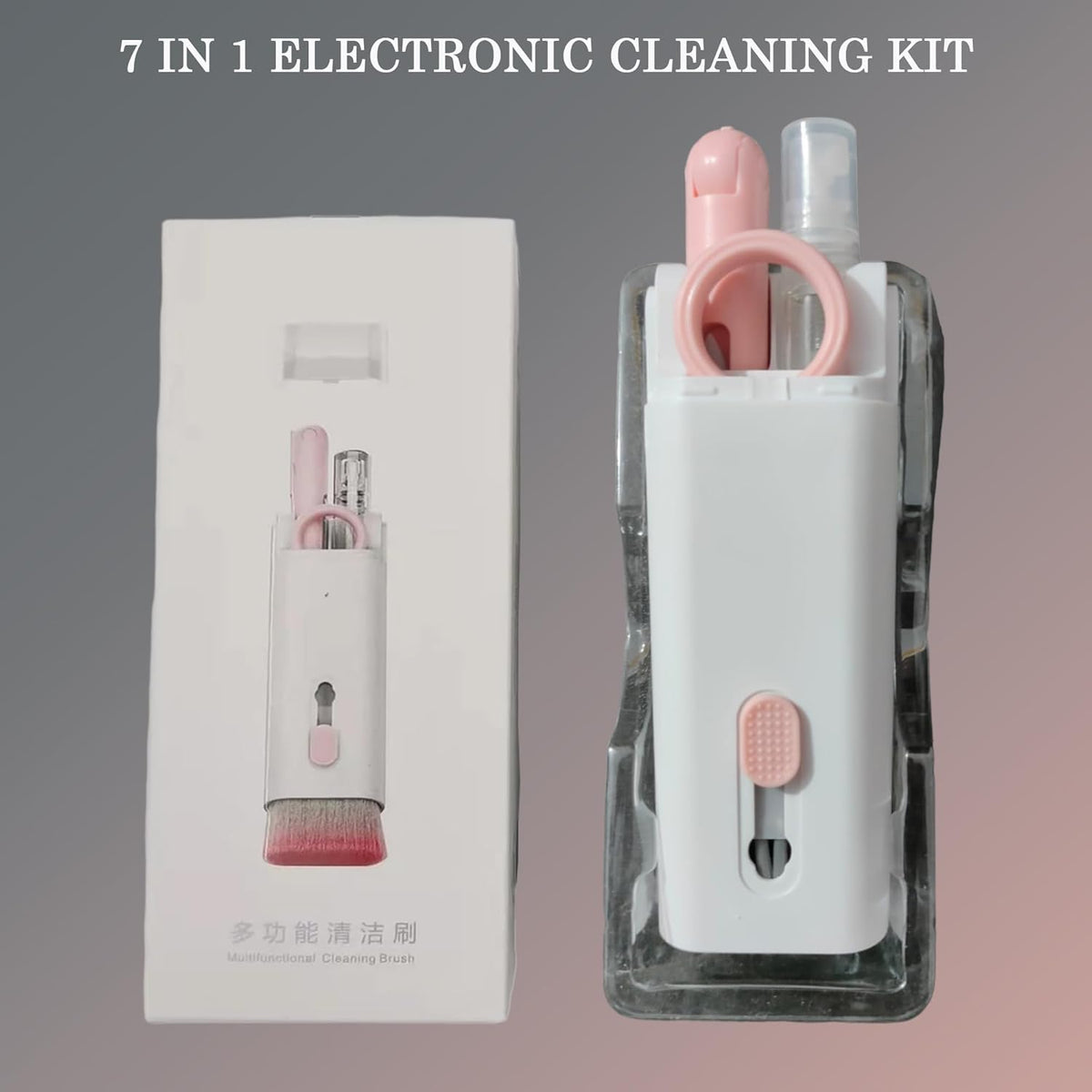Multipurpose Electronic Cleaning Kit for Keyboards, Laptops, Phones, and Earphones