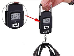 Tech Novo - Digital Luggage Weighing Scale, 50 kg Portable Hanging Electronic Weighing Scale, home kitchen weight machine Kitchen weighing scale, weight machine, digital hook scale, kitchen scale