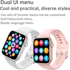 Wise wear-Compatible with iPhone, Android and iOS Smart Watches Samsung HCHLQL 1.75 Inch Touchscreen Fitness Tracker Bluetooth Smartwatch for Men, Women, and Kids with Call, SMS, Heart Rate, and Pedometer (White)