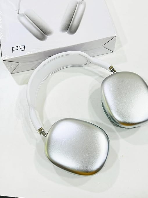 Max Bluetooth Headset with On-Ear Headphones Compatible with P9 Plus (White)