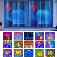 Colorsync-Smart String Lights, DIY LED String Lights with 100+ Holiday Patterns, Text, Programmable, App Control for Party Festival