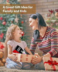 Boom - Kids and adults may sing along to their favorite songs with this wireless 4-in-1 handheld Bluetooth microphone that comes with LED lights. It is a great addition to any home KTV or outdoor Christmas birthday party.