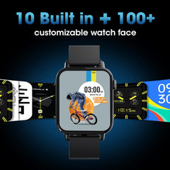 ZEBRONICS - ICONIC AMOLED SMART CALLING WATCH BLACK FOR MEN AND WOMEN