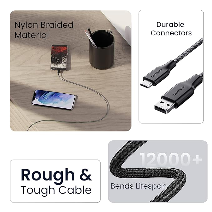 MICRO USB 1M VISTARA DATA CABLE