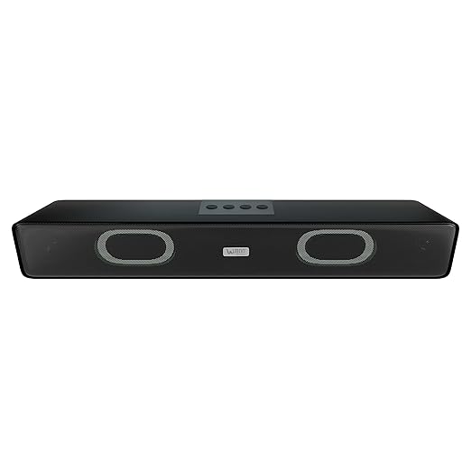 AURA D400 Wireless 20W Speaker with Aux/USB Port, RGB Lights, 4 Hour Playback, and 2400mAh Battery