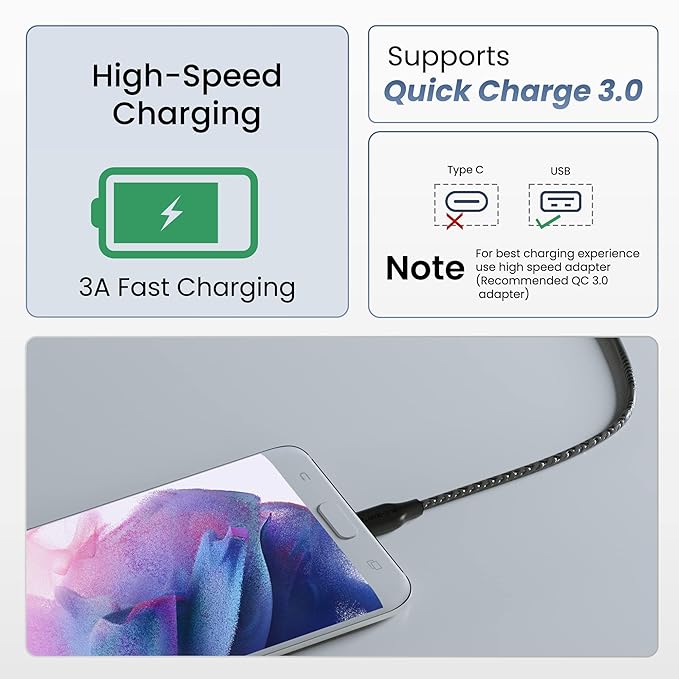 MICRO USB 1M VISTARA DATA CABLE