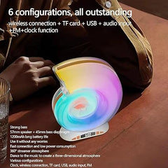 Color sync- Bluetooth Speaker Small Computer Desktop Speaker And Night Light
