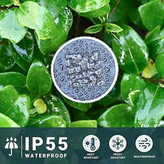 Color sync- (Pack of 1) Solar Lights Outdoor Pathway,Solar Walkway Lights Outdoor,Garden Led Lights for Landscape