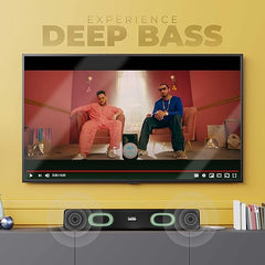 AURA D400 Wireless 20W Speaker with Aux/USB Port, RGB Lights, 4 Hour Playback, and 2400mAh Battery