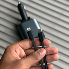 120W Super Fast Charging Car Adapter