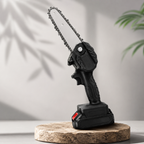 48V Cordless Mini Chainsaw – 18CM Guide Bar | 2 Batteries Included