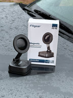 Vacuum Suction Phone Holder /Fitgear Magnetic Car Mobile Stand / rotating vacuum sucker