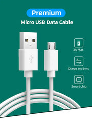 ICHER 3A Micro USB Cables 1.5 meters