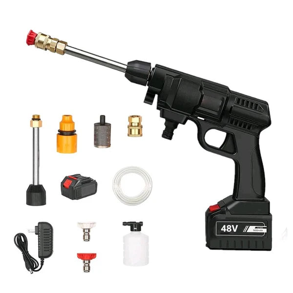 High Pressure Water Gun – Wireless High Pressure Washer for Car & Bike Cleaning