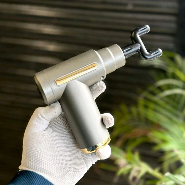 Massage Gun | Strike Handheld Percussion Massage Gun with Interchangeable Massage Heads