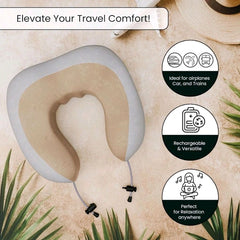 New Rechargeble U-Shaped Travel Neck Massage Pillow