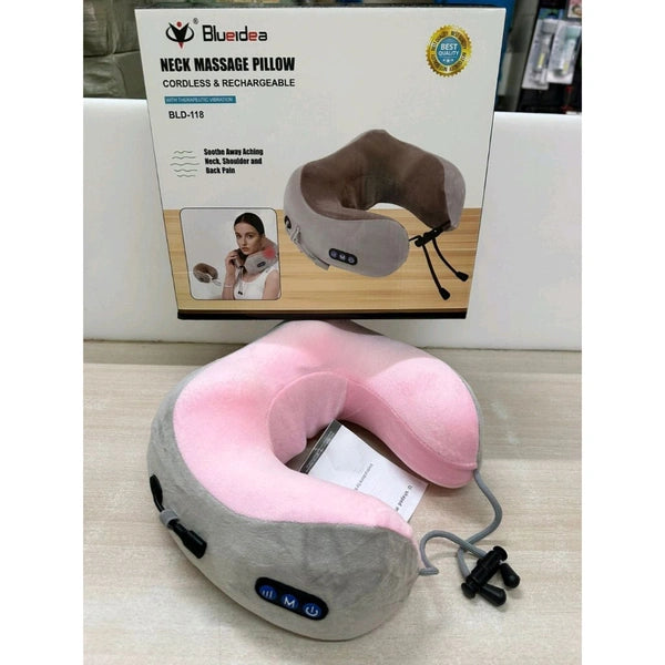 New Rechargeble U-Shaped Travel Neck Massage Pillow
